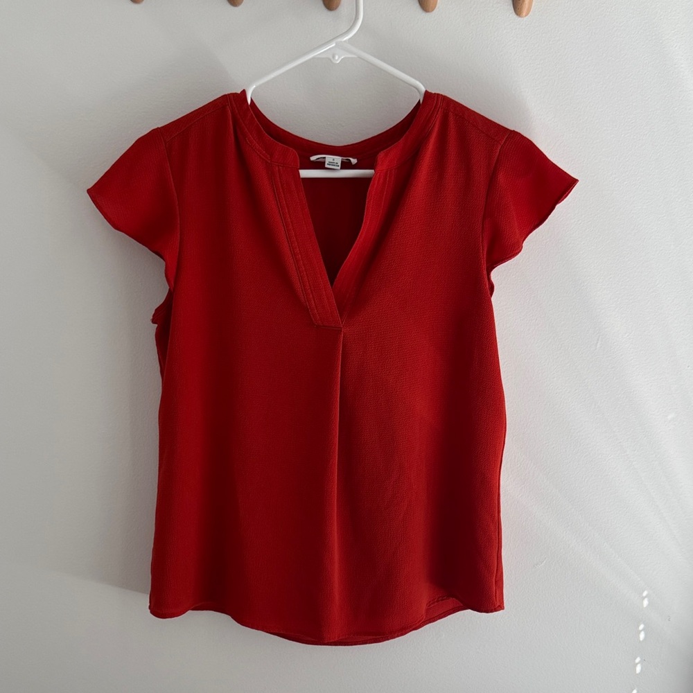 Burnt Orange Calvin Klein Top